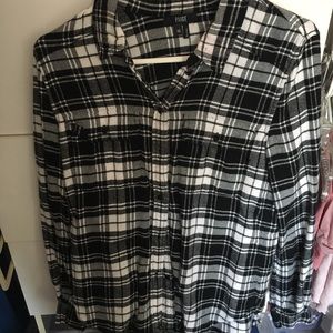 PAIGE flannel plaid shirt